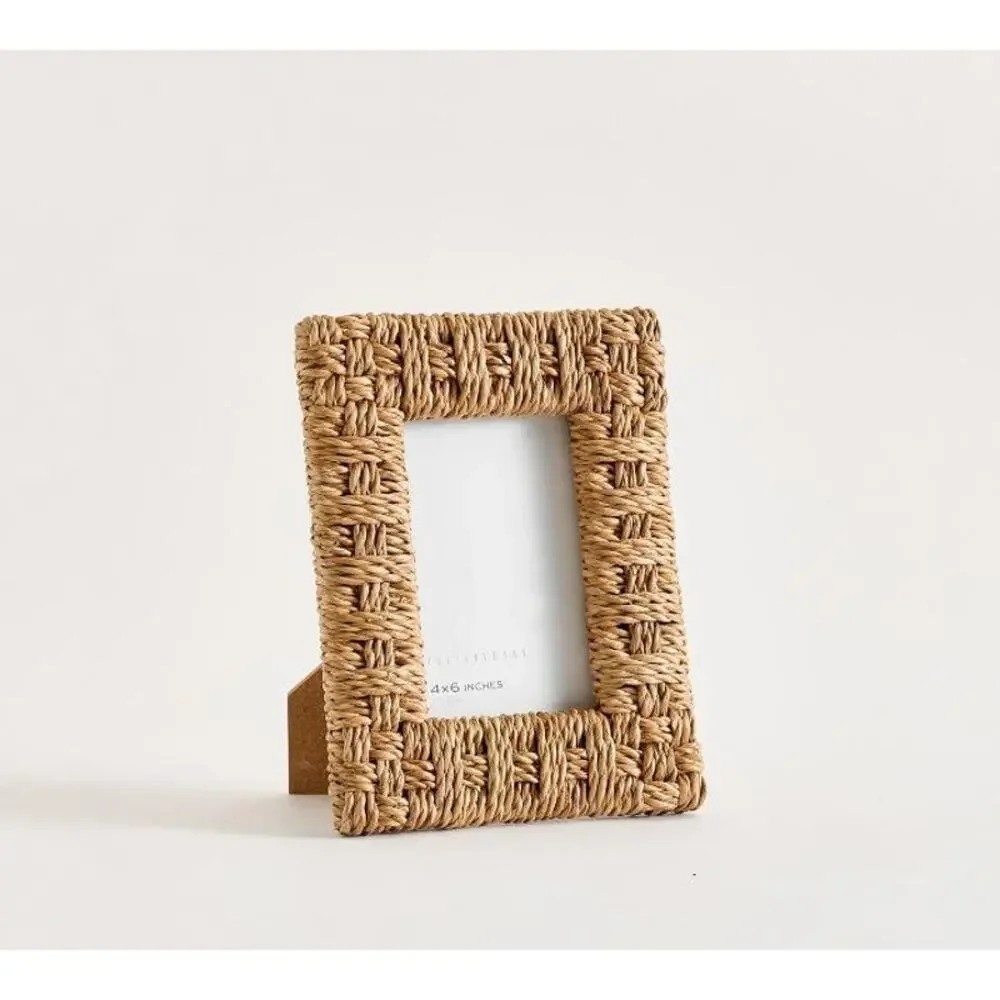 Pottery Barn Capitola 4x6 Picture Frame Natural Wood NIB